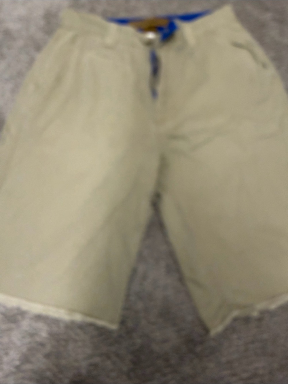 A.P.C. Light Khaki Flat-Front Men's Shorts